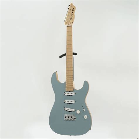 SAITO Guitars USEDS Series S 622 SSS Alder Body Olive Gray M SN