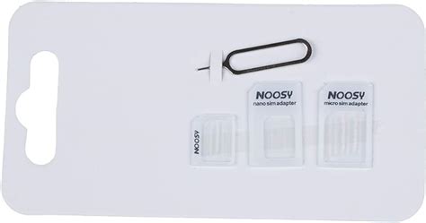 Amazon Noosy Nano Sim Microsim 変換アダプタ For Iphone 5 4s 4 ナノシム→simカード