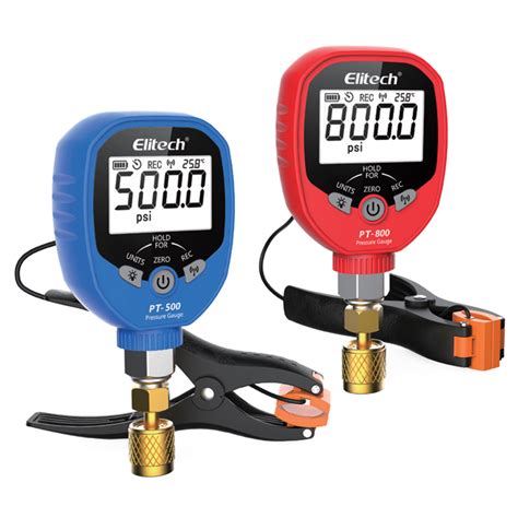 PT 500 800 Wireless Pressure Gauge Elitech Europe Official