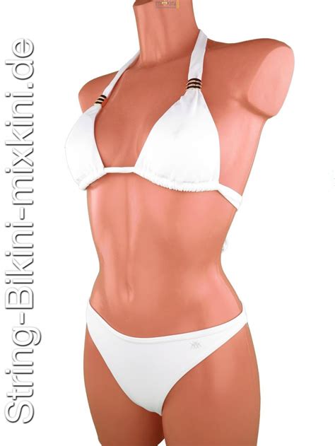 String Bikini Set Wei Jetzt Edel Und Sexy Kaufen Mixkini Beachwear