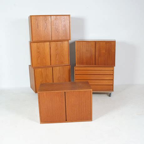 Sats om sex väggskåp Vägghylla Danmark tal Möbler Skåp