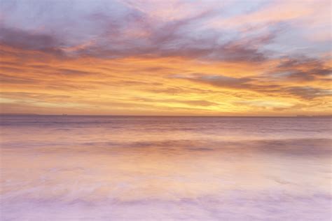 Fiery Sunset At Newgale Beach Pembrokeshire Moments