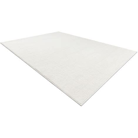 Tapis Softy Plaine Couleur Unie Cr Me Beige X Cm