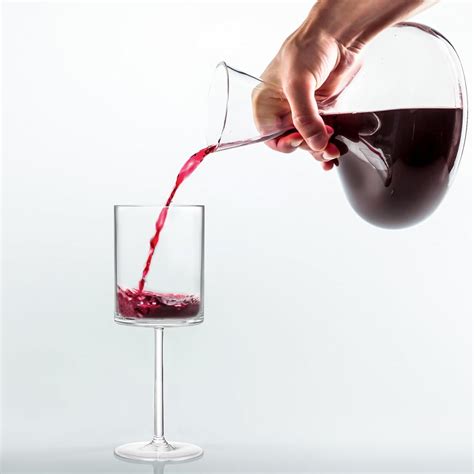 Elsjoy Juego de 8 copas de vino cuadradas de acrílico, 14 onzas