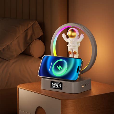 Astronaut Magnetic Levitation Bluetooth Speaker Rgb Atmosphere Lamp