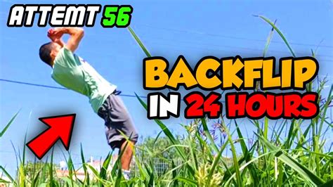 How I Learned To Backflip In 24 Hours YouTube