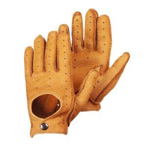 Men S Peccary Driving Gloves Custom Size Hand Sewn Touch Screen In