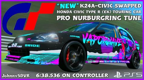 NEW Gran Turismo 7 SWAPPED Honda Civic EK Touring Car Pro Tune