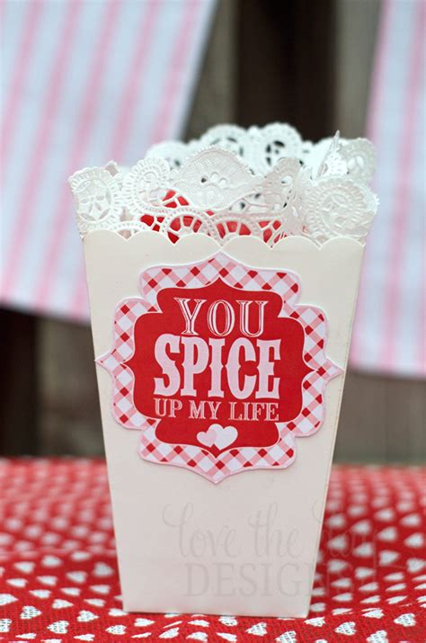 You Spice Up My Life Valentine Idea And Printable Instant Etsy