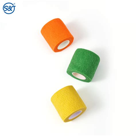 Adhesive Skin Colorful Medical Tape Disposable Self Elastic Self