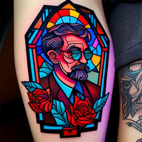 68 Stained Glass Tattoo Ideas TattooClue