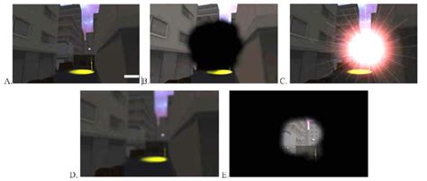 Screenshots From The Vr Simulation A Normal Vision B Macular