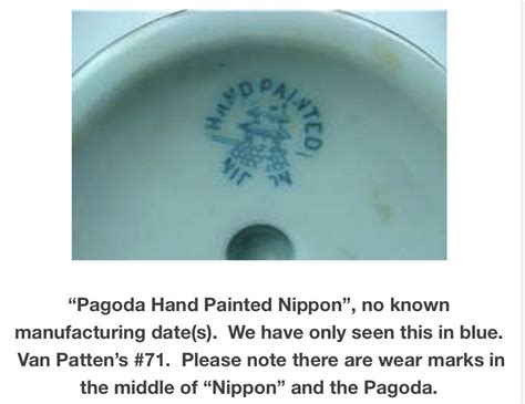 Pin By Linette Sharrow On Nippon Marks Hand Painted Nippon Marks