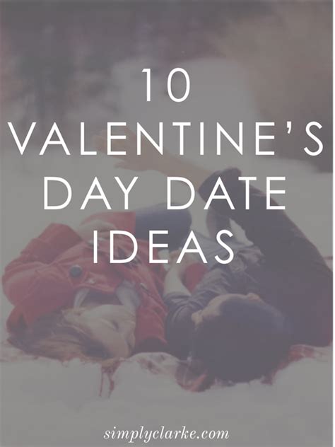 10 Valentines Date Ideas | Date Nights | Healthy By Heather Brown