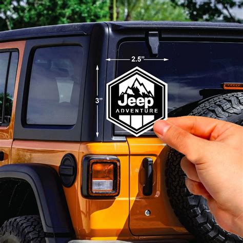 Customizable Overland Jeep Adventure Window Sticker Decal Etsy Jeep