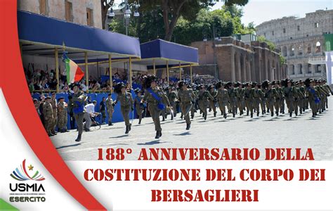 USMIA Esercito 188 Anniversario Della Costituzione Del Corpo Dei