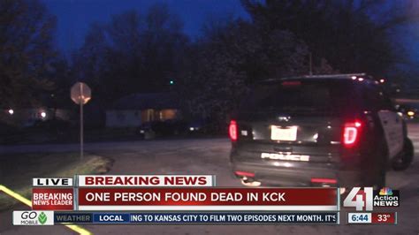 Kansas City Kansas Police Investigating Homicide Youtube