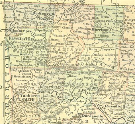 Crawford County Arkansas Map Index