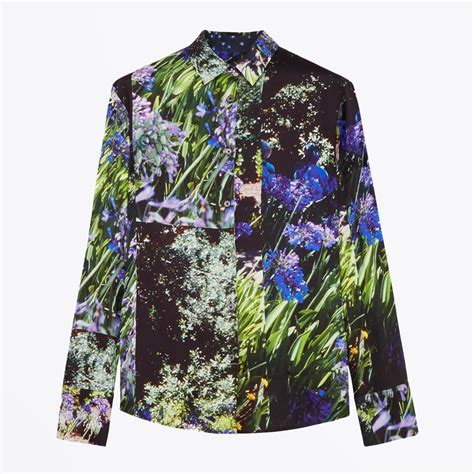 Ps Paul Smith Floral Digital Print Shirt Multi Mr Mrs Stitch