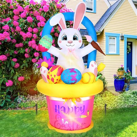 Amazon PullCrease 6 9ft Easter Inflatables Decoration Easter