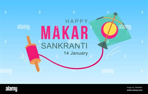 Happy Makar Sankranti Vector Design Background Wallpaper With Colorful