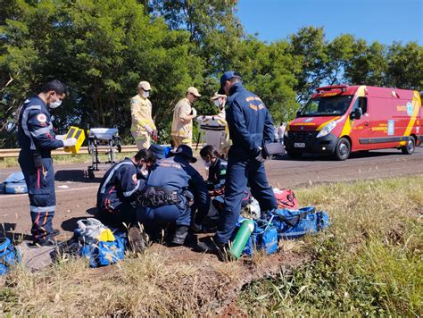 Homem é Ejetado De Veículo Após Capotamento Na Pr 323 Em Paiçandu