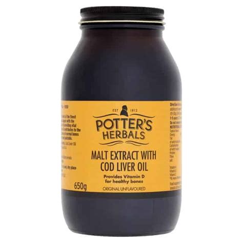 Potters Malt Cod Liver Oil X G