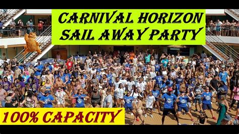 Carnival Horizon Sail Away Party 100 Capacity CD Chris Donkey