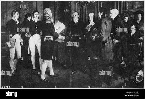 The signing of the Treaty of Ghent with Great Britain, December 24 ...