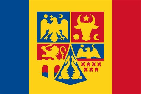 Redesigned flag of Romania | Romania flag, Flag, Historical flags