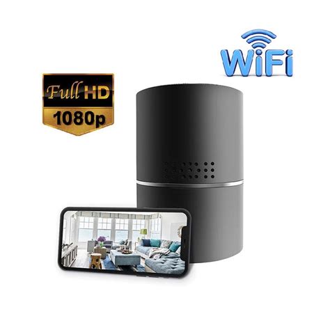 Obrotowy głośnik bluetooth z mini kamerą WiFi do monitoringu