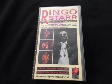 RINGO STARR AND His All Starr Band Live In Concert VHS Video 9 99