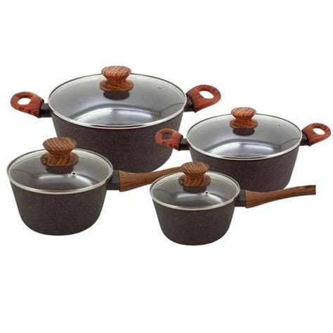 Jogo De Panelas Antiaderente Ceramica Cooktop Fog O Indu O Kit Pe As