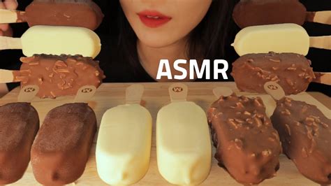 Asmr Magnum Chocolate Ice Cream Dessert Mukbang アイスクリーム 매그넘 초콜릿 아이스크림먹방