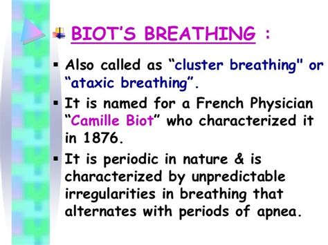 Breathing patterns