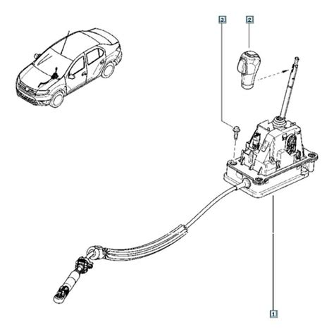 Palanca Cambios Renault Sandero Logan Duster Autom Tico Env O Gratis