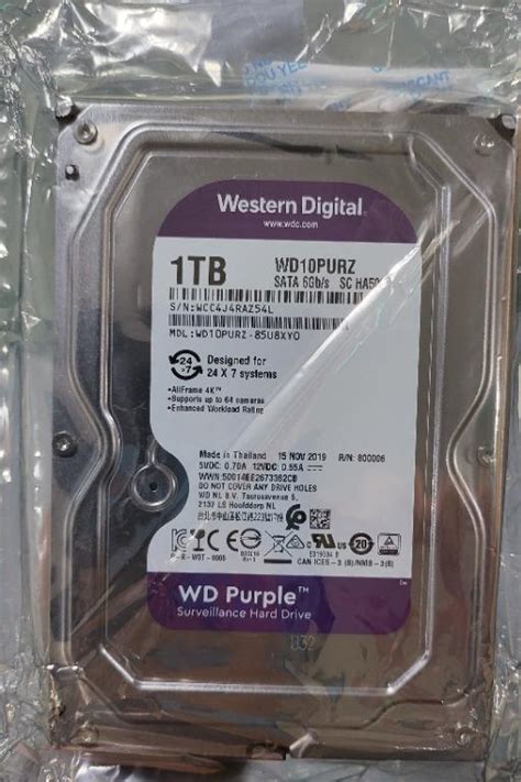 Tb Wd Purple Surveillance Internal Hard Drive Hdd Computers Tech