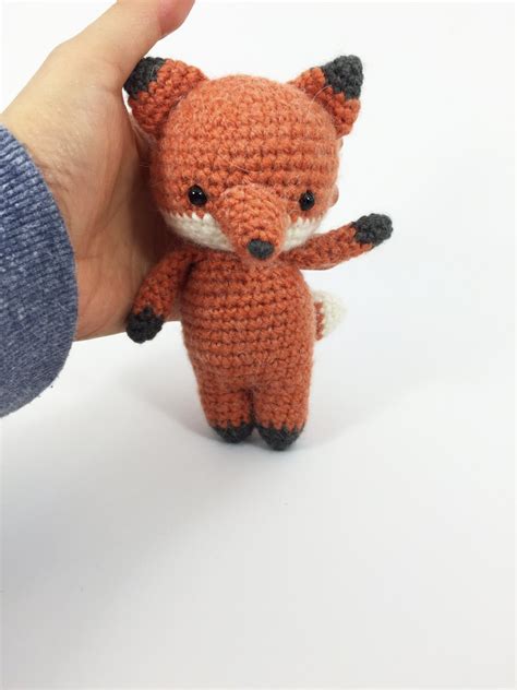 Little Crocheted Fox Crochet Fox Crochet Woodland Creature