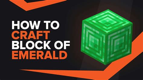 How To Make Block Of Emerald In Minecraft