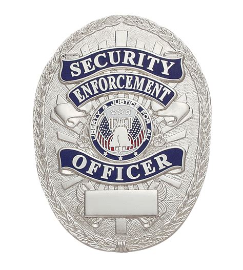 Security Enforcement Officer Badge - W60 | Chaplain Badge