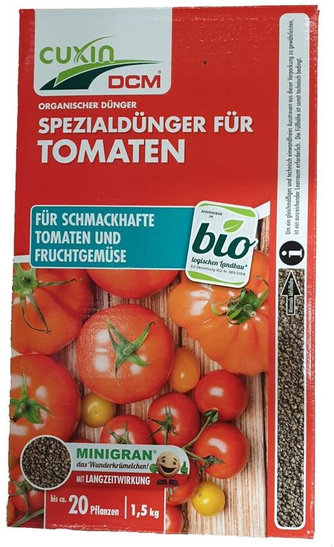 CUXIN DCM Tomatendünger 1 5 kg 50962 ab 12 95 Preisvergleich bei