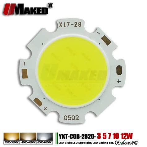 LED COB Chips 3 5 7 10 15 20 30 50W 1313 1616 1818 2828 SMD COB Diode