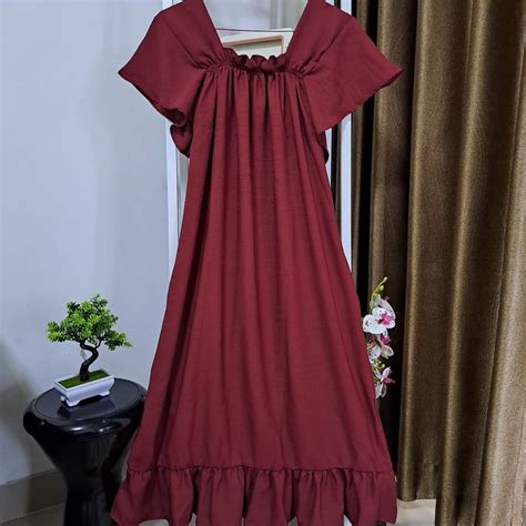 Daster Murah Dress Fuji Laura Fuji Viral Homedress Kekinian Long