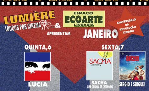 Lumière Cineclube Lumiar Nova Friburgo RJ SESSÃO ECOARTE