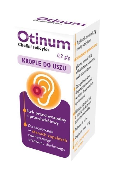 Otinum Krople Do Uszu 10 G Cena I Opinie Apteka Super Pharm