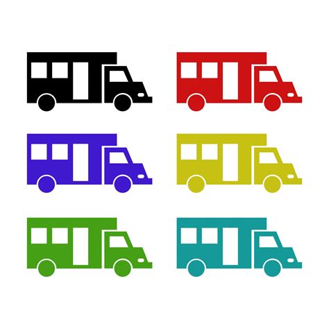 Bus On White Background 2042555 Vector Art at Vecteezy