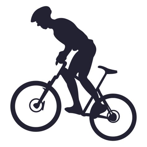 Riding mountain bike - Transparent PNG & SVG vector file