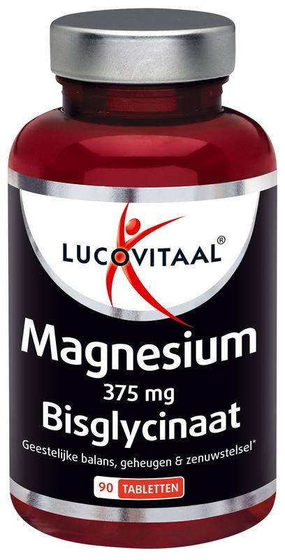 Lucovitaal Magnesium 375mg Bisglycinaat 90 Tabletten