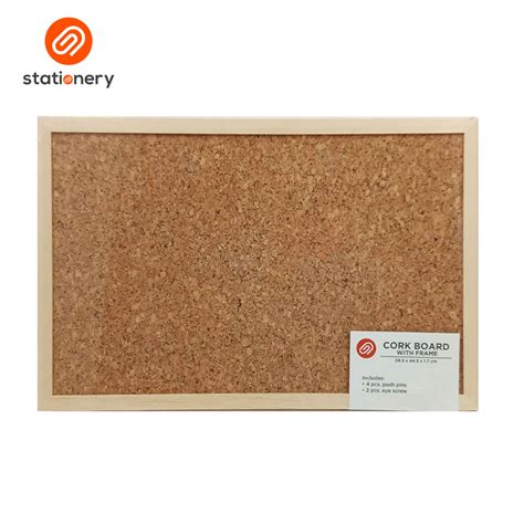 Corkboard With Frame 12x18 Sm Stationery