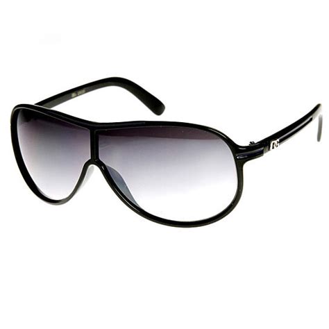 Buy DG Eyewear Men's Collection Flat Top Aviator Shield Sunglasses ...